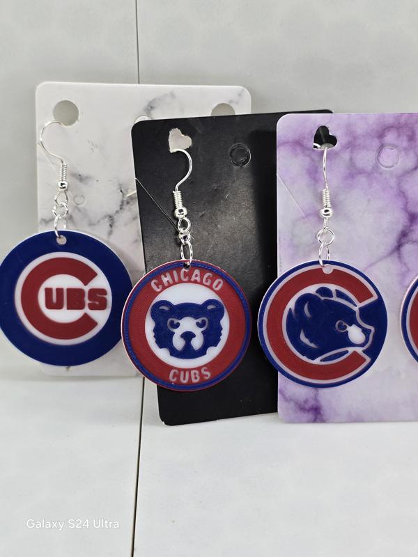 Chicago Cubs Earrings
