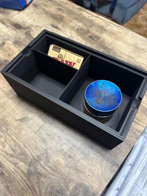 blank  lid/rolling tray for our stash box 