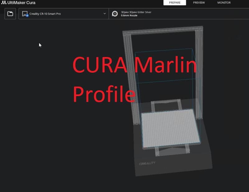 CR10 Smart Pro CURA Marlin Profile