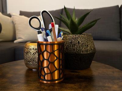 Voronoi Pen Holder