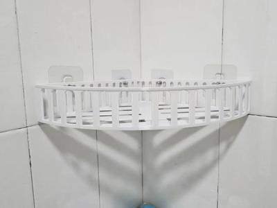 Punch-Free Bathroom Triangle Shelf, Washbasin Wall-Mounted Storage Rack, Toilet Restroom Kitchen Corner Shelf