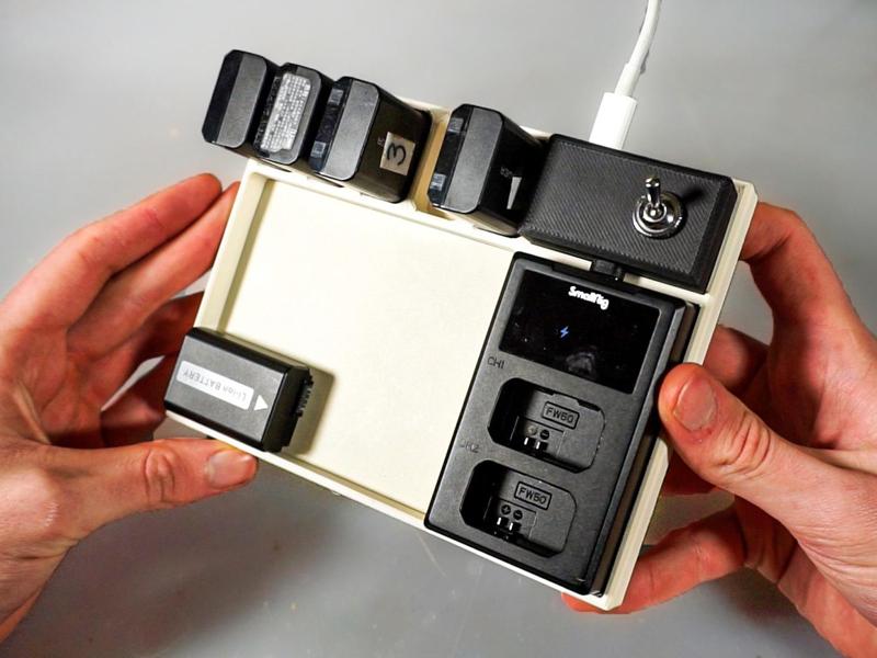 Sony Alpha 6xxx Series NP-FW50 Camera Battery Charging Station