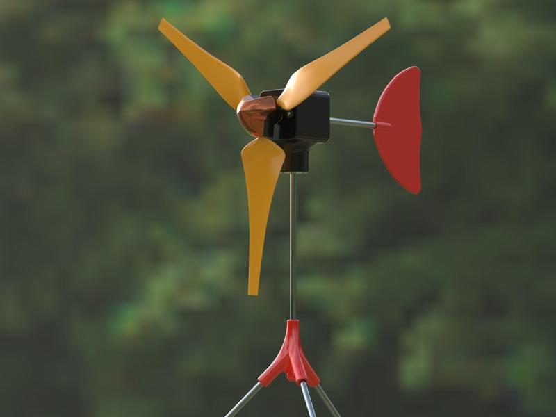 MOSQUITO WIND TURBINE [STL + DEMO VIDEO]