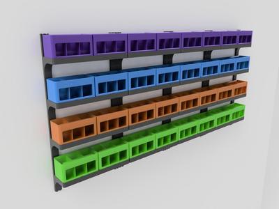 Gridfinity Wall Rack