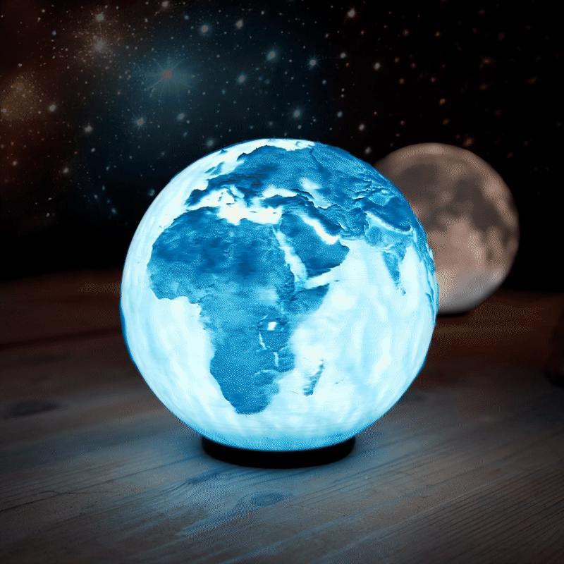 Earth Lamp 150mm for LED Lamp 001 [HiRes] [noSupports]