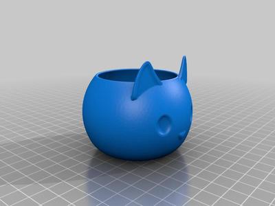 Cat Planter with Front Ears