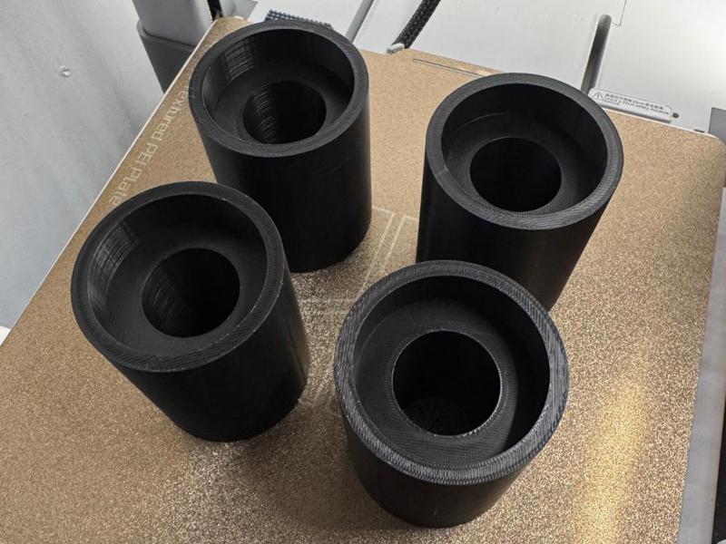 Bed Risers for 50mm Diameter Round Legs