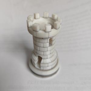 Rook with stairs - two color / Schachtum zweifarbig