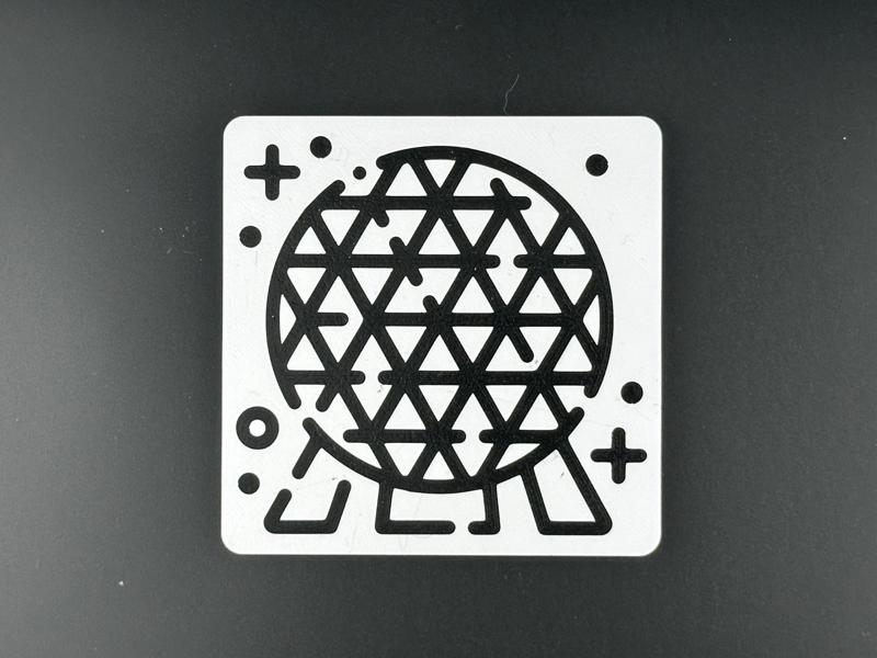 Disney World Coaster Epcot Spaceship Earth 