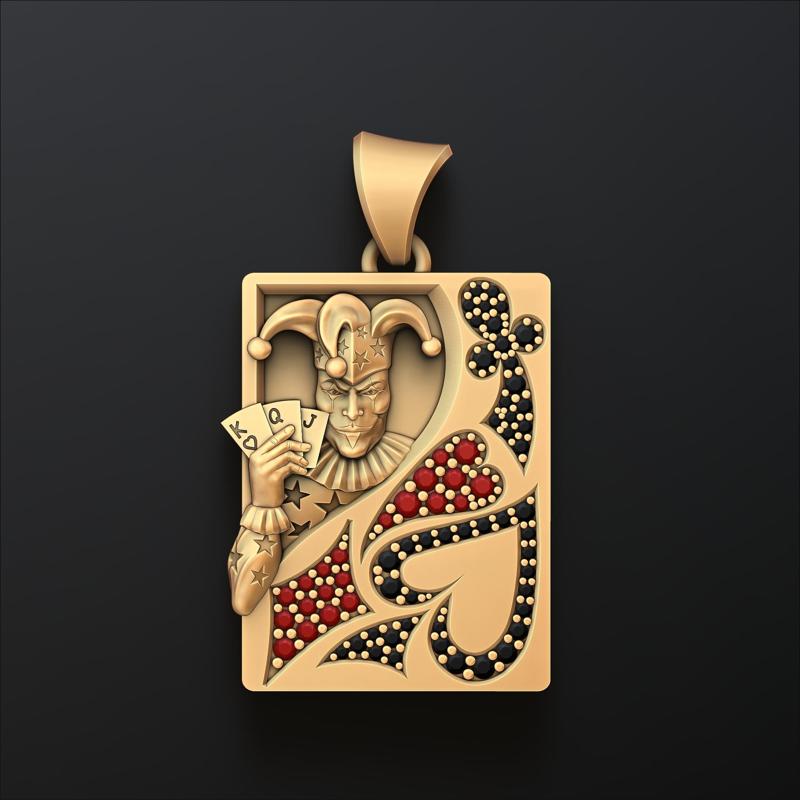Playing Card Joker 3D print model