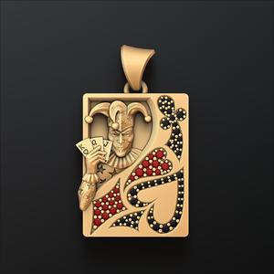 Playing Card Joker 3D print model