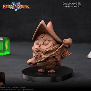 Owlkin Ranger Miniature - Pre-Supported
