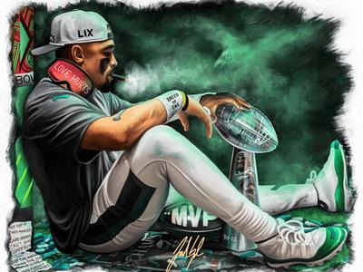Philadelphia Eagles Jalen Hurts Super Bowl LIX 