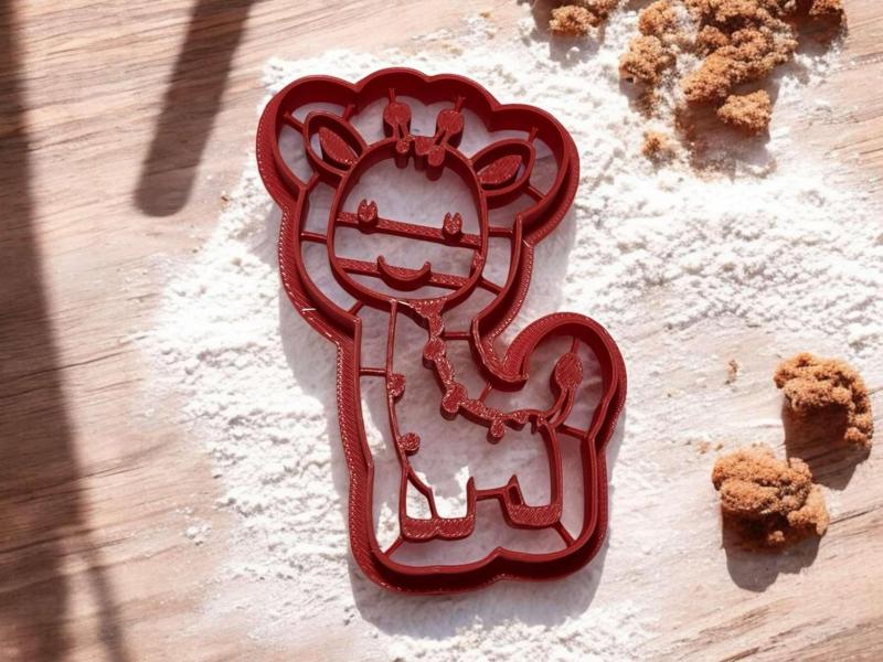 Cookie cutter giraffe