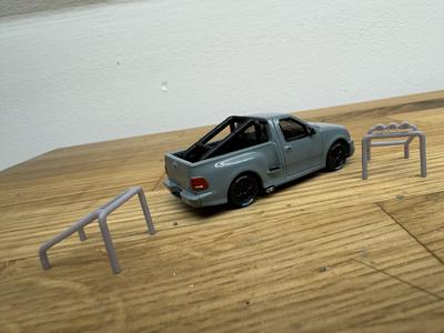 RBN PERFORMANCE PARTS ROLL BAR PICKUP FOR HOT WHEELS OR MATCHBOX
