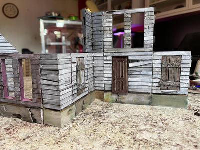 Haunted House Distressed Clapboard Kit