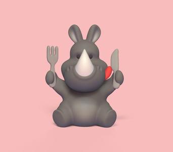 Hungry Rhino