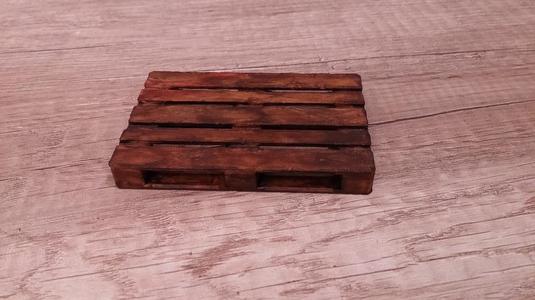 Slightly weathered EUR pallet