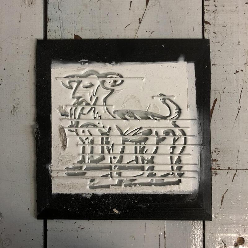 colectivo berru - logo stencil