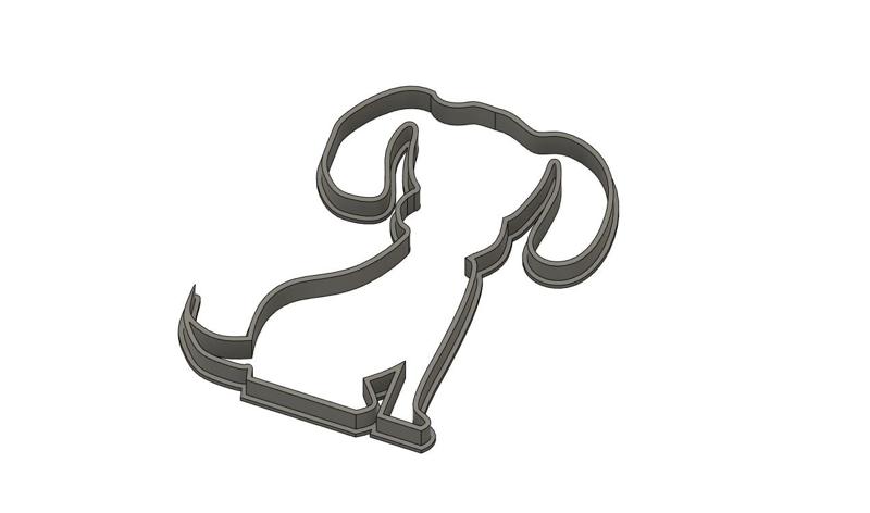 Puppy dog Cookie cutter