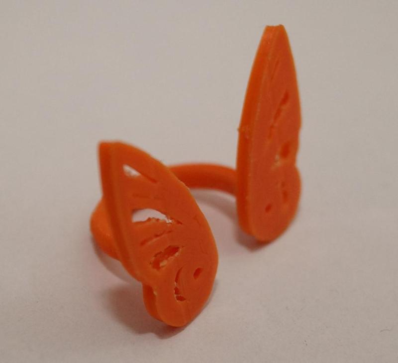 Customizable Butterfly Wing Ring