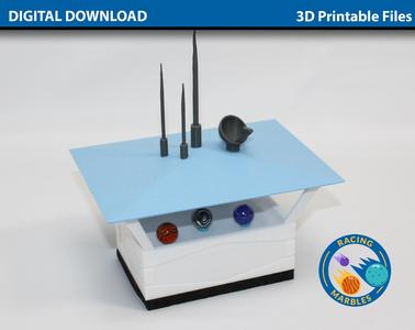 Announcer's Stand for Marble Sports Racing System - A Modular Marble Racetrack Toy - STEM Toy