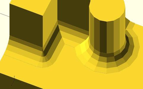 Inner Bevel for abitrary shapes in OpenSCAD