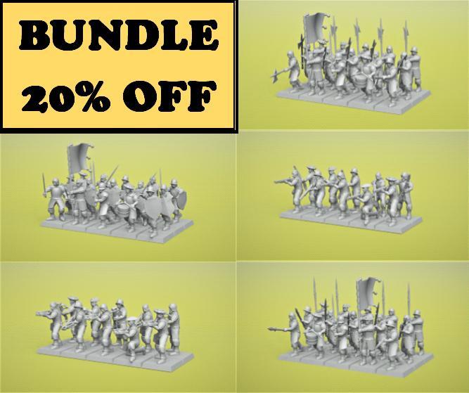 Kingdoms of Highreik Core Infantry BUNDLE