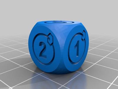 Psi die for Android Netrunner
