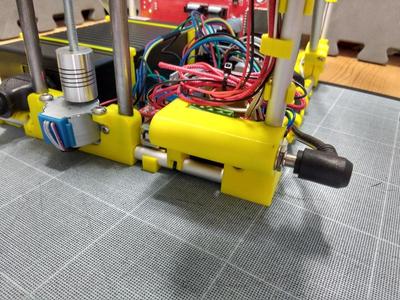 Microcube RAMPS DC barrel jack holder for power in