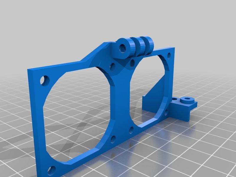 Geeetech MK8 Dual Extruder // Duct + 3D Touch mount