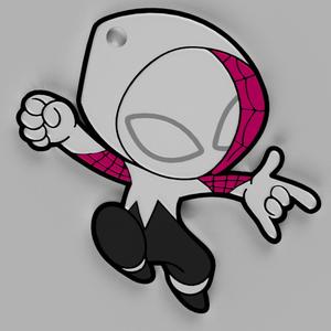GHOST SPIDER KEYCHAIN
