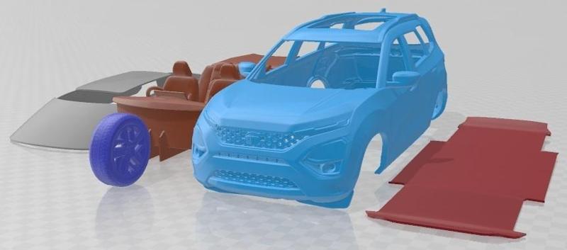 Tata Safari 2024 Printable Car