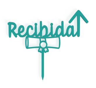 RECIBIDA 4 CAKE TOPPER