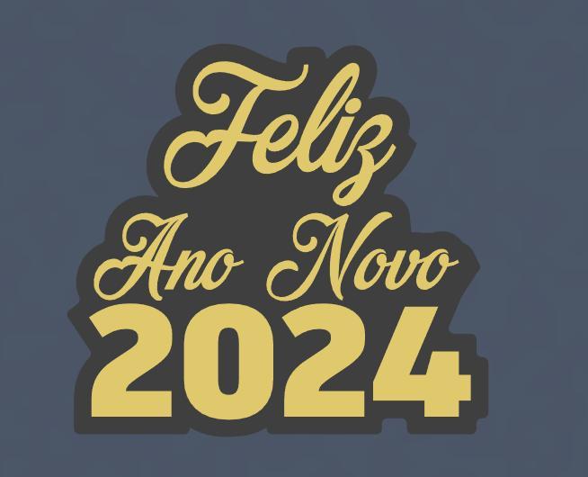 Luminária Feliz Ano Novo - 2024