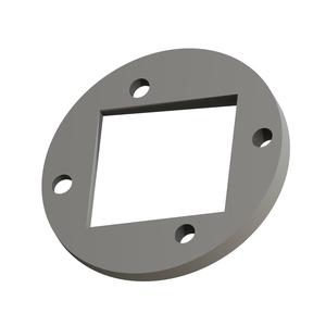 Minarelli Horizontal Reed Valve Adapter – Inclina Pacco Tondo 3D Model