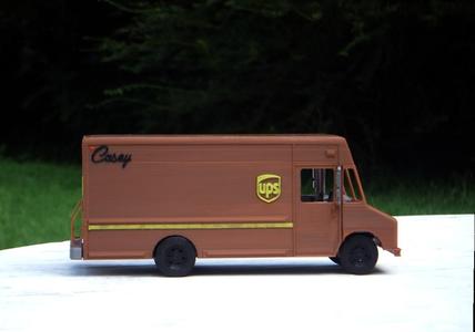 UPS Truck - Repaired Front Wheel