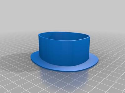 Oval template for needle felting