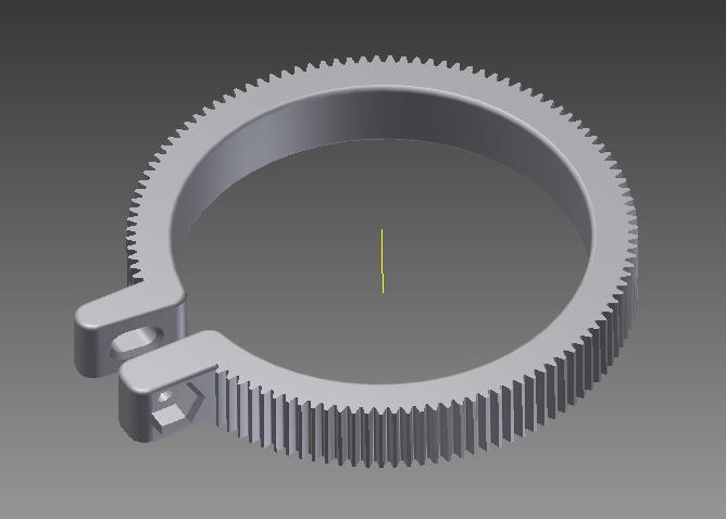 Lens gear for follow focus