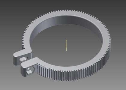 Lens gear for follow focus