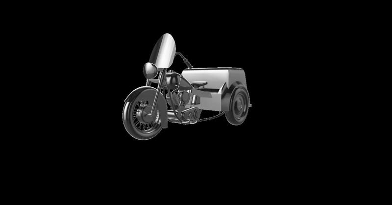 Harley-Davidson Servi car 750cc 1970