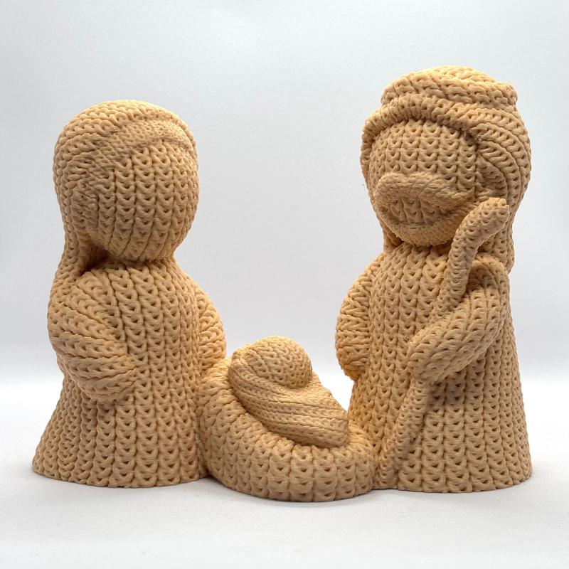 Knitted Christmas Crib