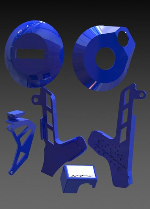 chassis cover, brake pump cover, yamaha xtz 125 engine cover, sprocket cover