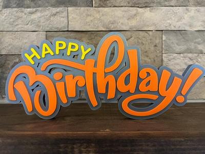 Happy Birthday Sign