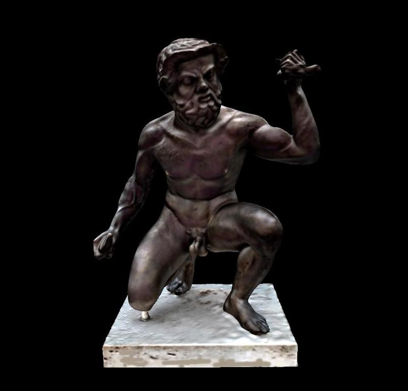 Sculpture - Statuette of a Silen