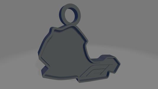 Albert Park F1 Circuit Keychain