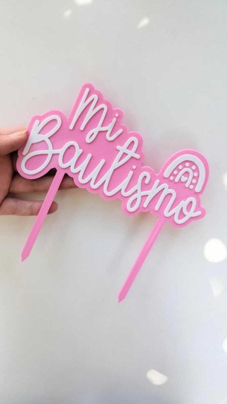 My baptism topper - topper for baptism