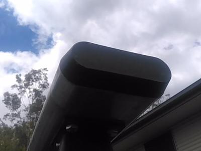 Oval rail end cap