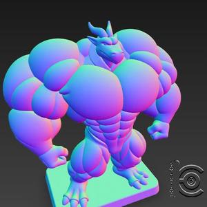 Muscle Dragon - The Iron Scaled Titan