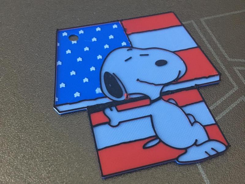 Snoopy Fourth of July (Not printed with AMS)